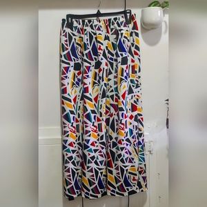 Abstract, Vintage maxi-skirt